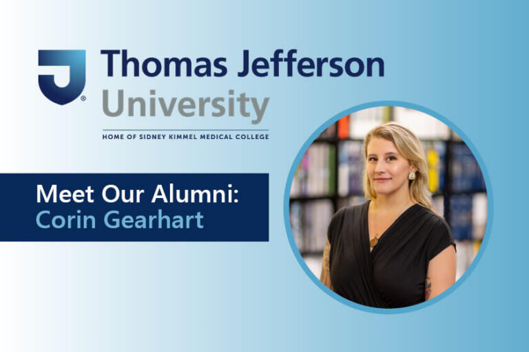Jefferson University spotlights Corin Gearhart